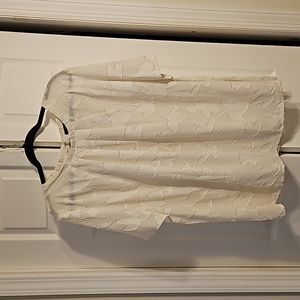 Ann Taylor Ivory Blouse XXL